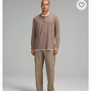 Lululemon Long Sleeve Jersey Henley in Sage Green size L